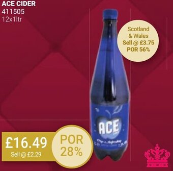 Bestway ACE CIDER 411505 12x1ltr offer