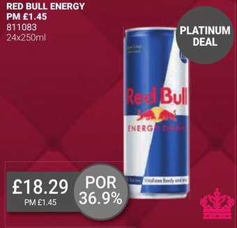 Bestway RED BULL ENERGY 24x250ml offer