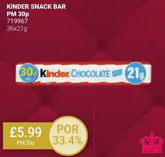 Bestway KINDER SNACK BAR 36 x 21 g offer