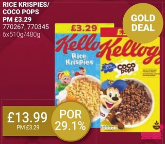 Bestway RICE KRISPIES/ COCO POPS offer