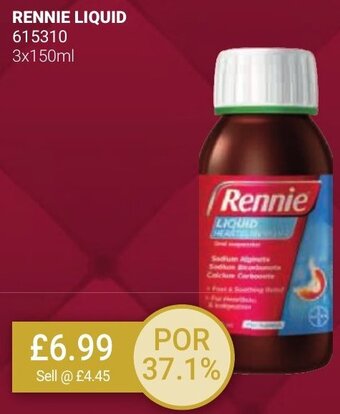Bestway RENNIE LIQUID 615310 3x150ml offer
