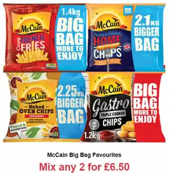 Farmfoods McCain Big Bag Favourites Mix any 2 for offer