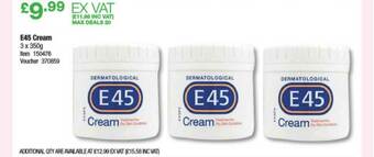 Costco E45 Cream offer