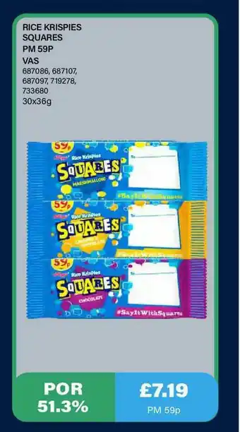 Bestway Rice Krispies Squares offer