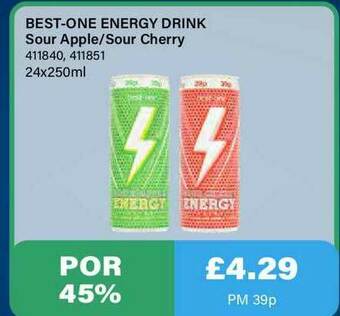 Bestway Best-one Energy Drink offer