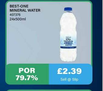 Bestway Best-one Mineral Water offer