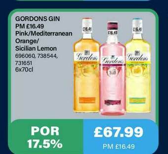 Bestway Gordons Gin offer