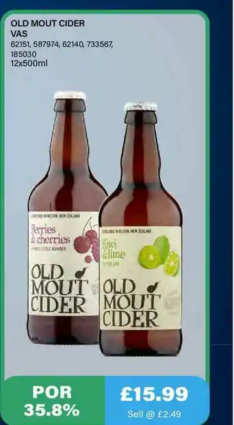 Bestway Old Mount Cider Vas offer