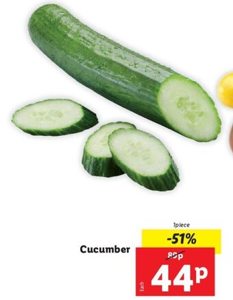 Lidl Cucumber offer