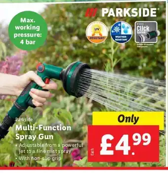 Lidl Parkside Multi-Function Spray Gun offer