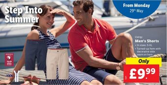 Lidl Livergy Men's Shorts • In sizes: S-XL offer