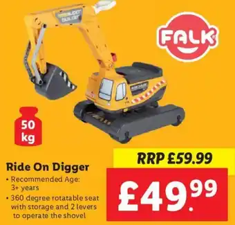 Lidl Ride On Digger offer