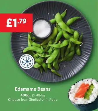 Lidl Edamame Beans 400g offer