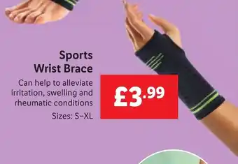 Lidl Sports Wrist Brace Sizes: S-XL offer