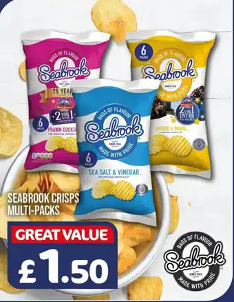 SEABROOK CRISPS MULTI-PACKS