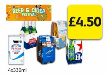 Londis BEER & CIDER FESTIVAL 4x330ml offer