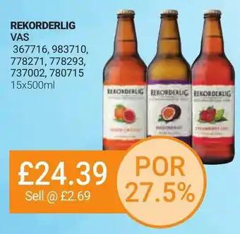 Bestway REKORDERLIG 15x500ml offer