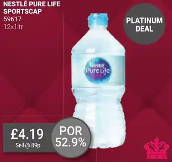 Bestway NESTLÉ PURE LIFE SPORTSCAP 12x1ltr offer