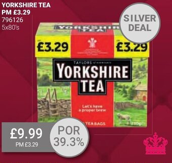 Bestway YORKSHIRE TEA 5x80's offer