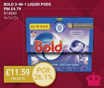 Bestway BOLD 3-IN-1 LIQUID PODS offer