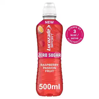 Morrisons Lucozade sport zero raspberry and passionfruit offer