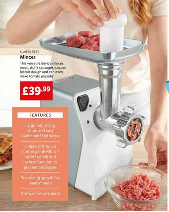 Lidl Silvercrest Mincer offer