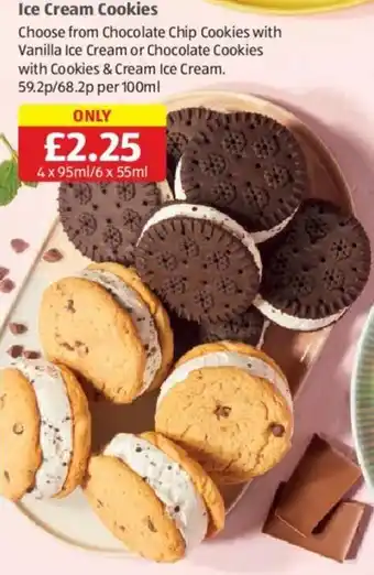 Aldi Ice Cream Cookies offer