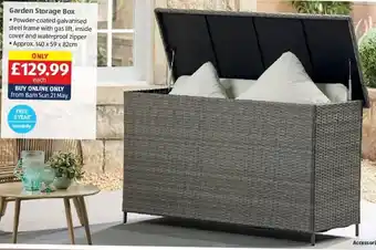 Aldi Garden Storage Box offer