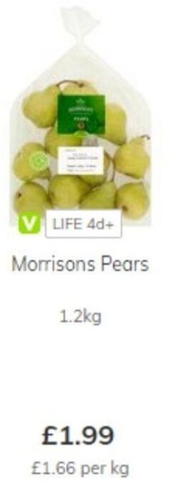 Morrisons Morrisons Pears offer
