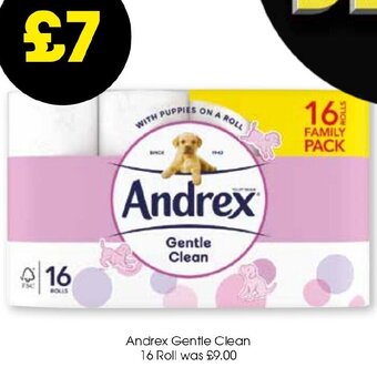 Centra Andrex Gentle Clean 16 Roll offer