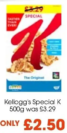 Centra Kellogg's Special K 500g offer