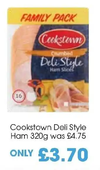 Centra Cookstown Deli Style Ham 320g was £4.75 offer