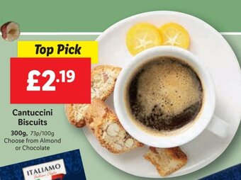 Lidl Cantuccini Biscuits 300g, offer