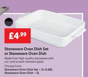 Lidl Stoneware Oven Dish Set or Stoneware Oven Dish offer