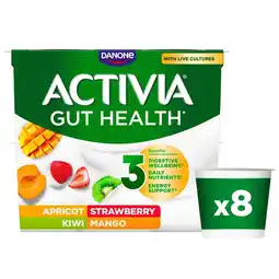 Morrisons Activia strawberry mixed fruit yogurt offer