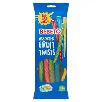 Morrisons Bebeto assorted fruit twists offer