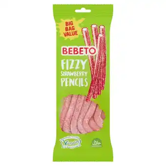 Morrisons Bebeto fizzy strawberry pencils offer