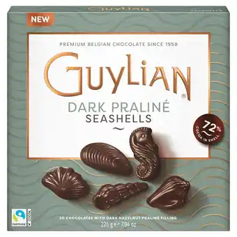 Morrisons Guylian dark praline seashells offer