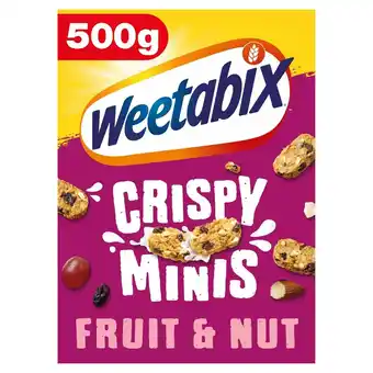 Morrisons Weetabix crispy minis fruit and nut offer