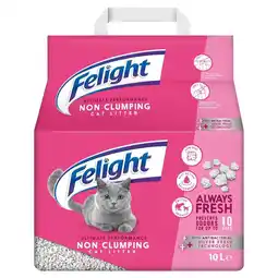 Morrisons Felight antibacterial non-clumping cat litter offer