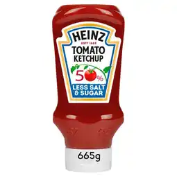 Morrisons Heinz tomato ketchup 50% less sugar and salt offer