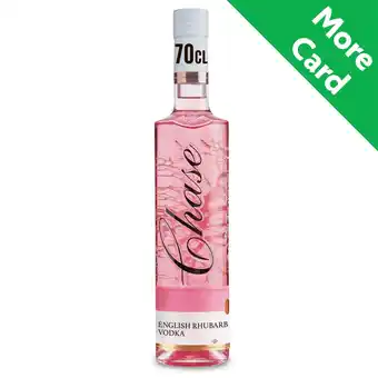 Morrisons Chase rhubarb flavoured premium vodka offer