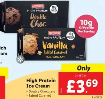 Lidl High Protein Ice Cream 2 x 180ml offer