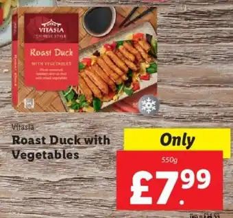 Lidl Vitasia Roast Duck with Vegetables 550 g offer