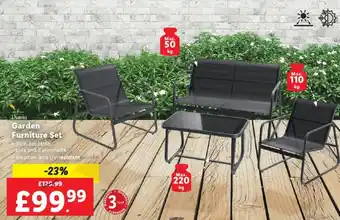Lidl Livarno Garden Furniture Set offer