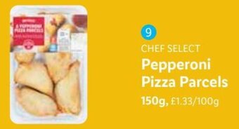 Lidl CHEF SELECT Pepperoni Pizza Parcels 150g, offer