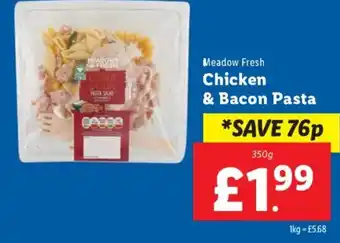 Lidl Meadow Fresh Chicken & Bacon Pasta offer