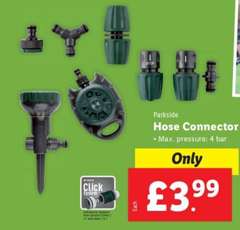 Parkside Hose Connector offer at Lidl
