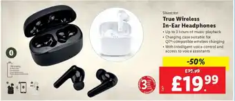 Lidl Silvercrest True Wireless In-Ear Headphones offer
