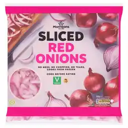 Morrisons Morrisons sliced red onion offer